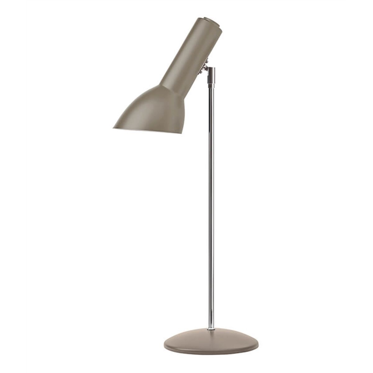 Oblique bordlampe krom, sand