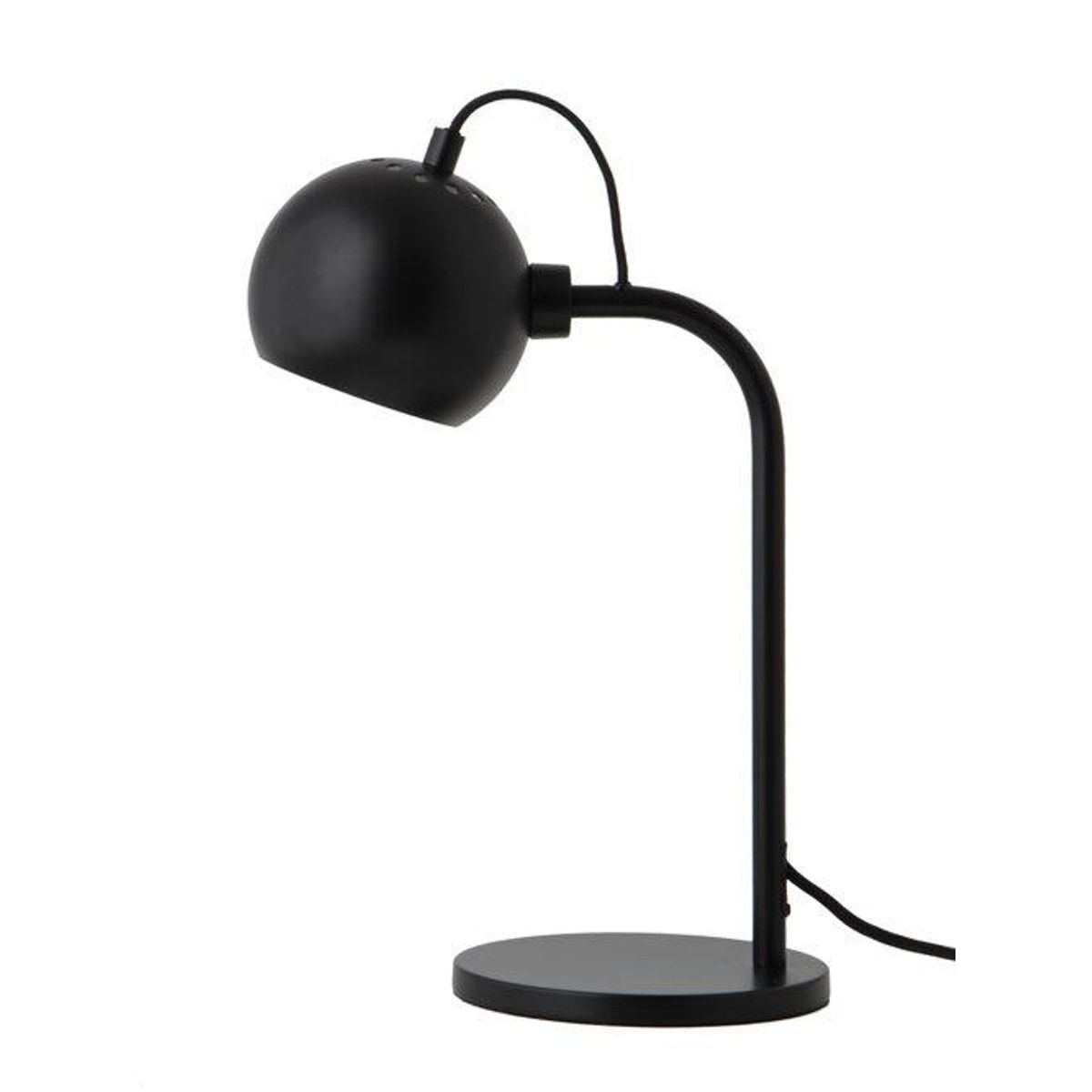 Ball Single bordlampe, mat sort