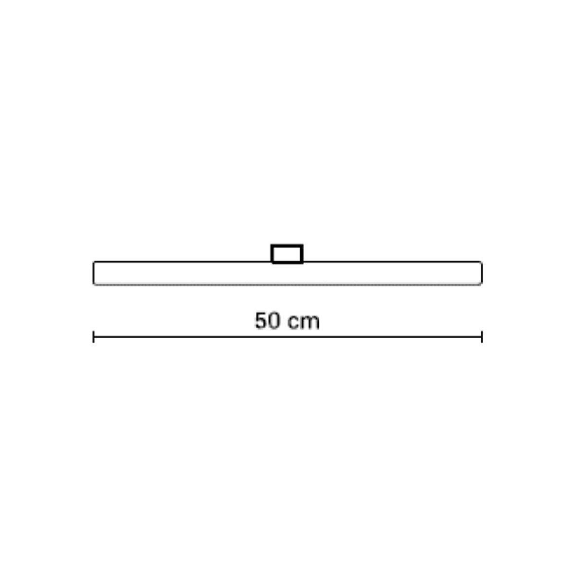 S14d LED 5W, 470 lumen, 500 mm, dæmpbar