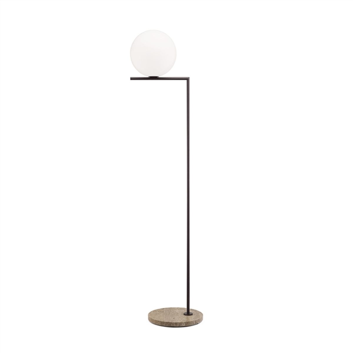 IC Light F2 udendørs gulvlampe, brun/brun