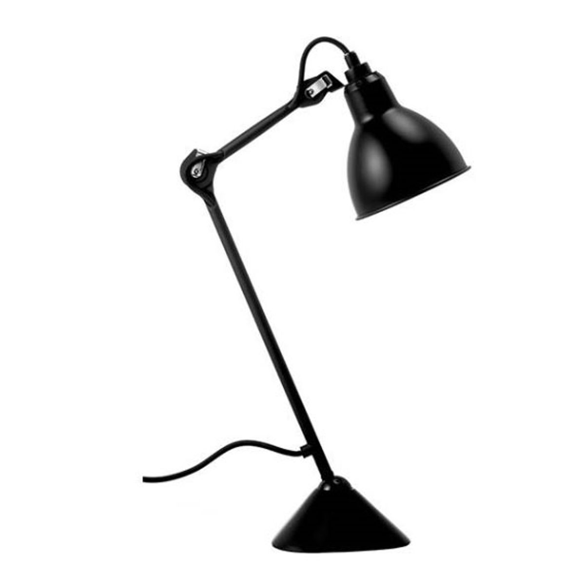 Lampe Gras No 205 bordlampe, sort