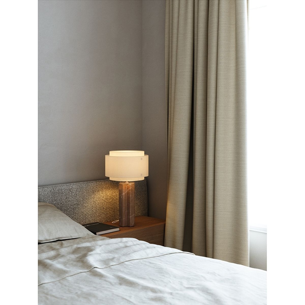 Takai bordlampe, beige