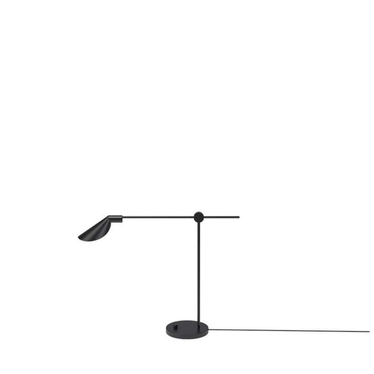 MS021 bordlampe, sort PVD