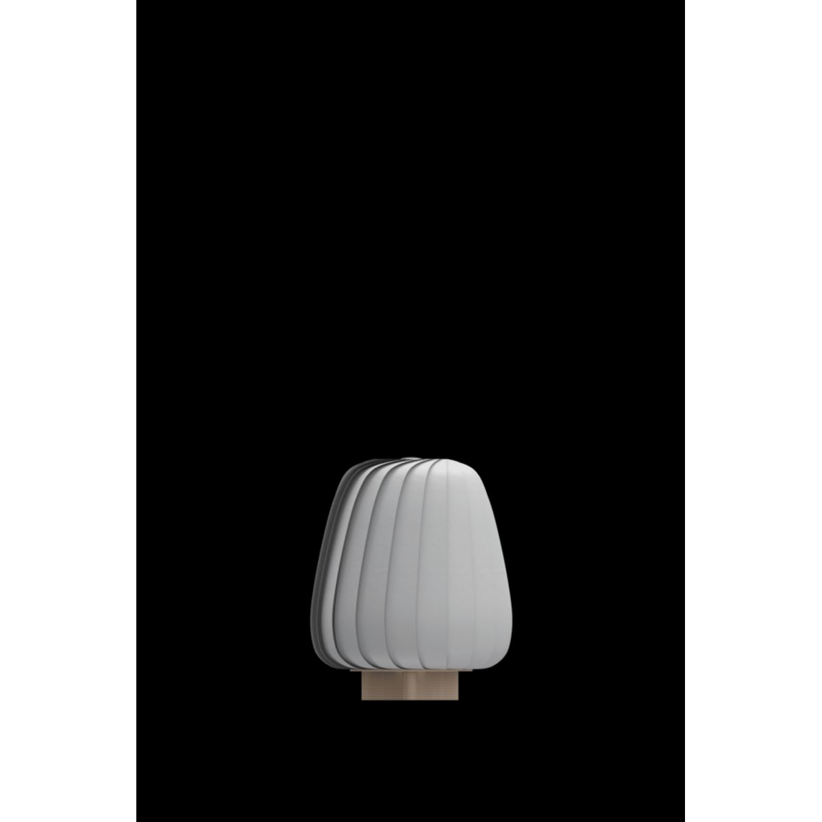 ST906 bordlampe, papir/hvid, 23 x 31 cm