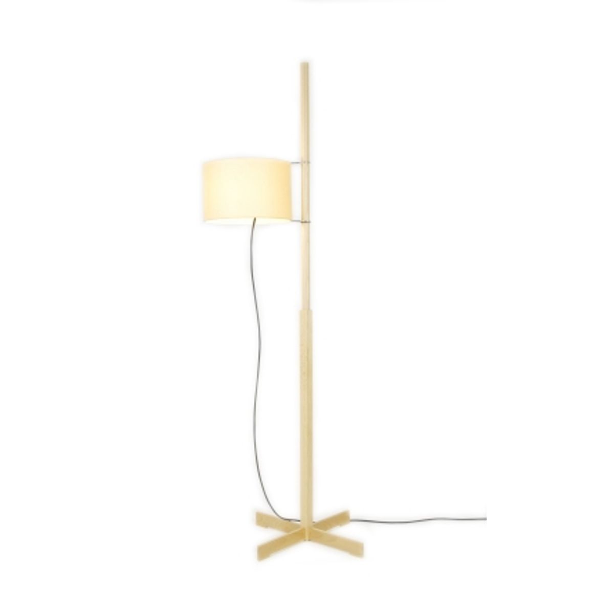 TMM gulvlampe, bøg/beige