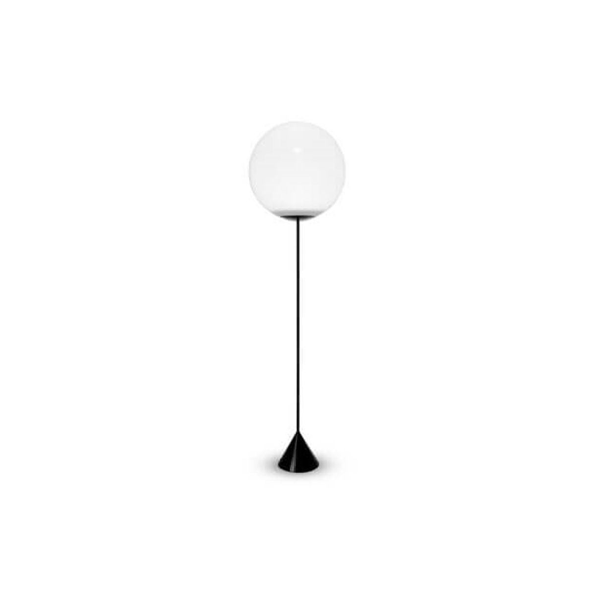 Globe Cone Slim gulvlampe, opal