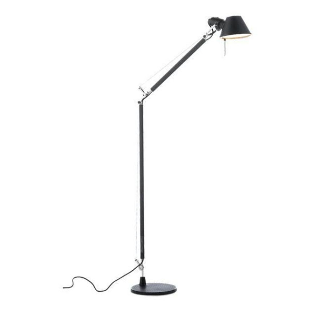 Tolomeo Lettura gulvlampe, sort