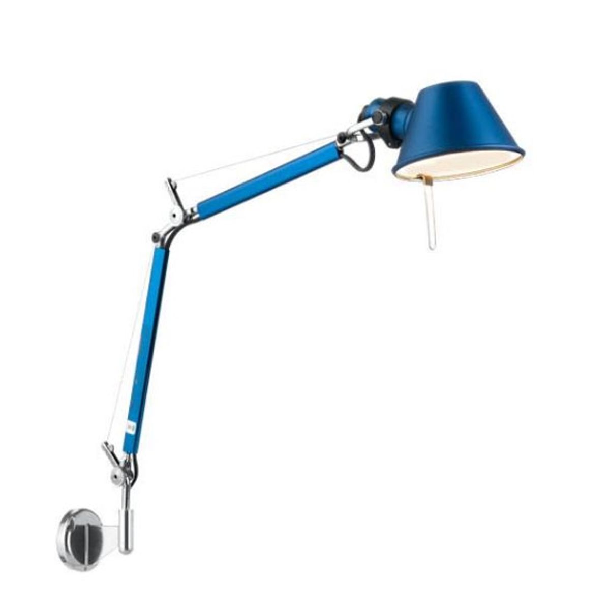 Tolomeo Micro Parete / Væglampe, blå