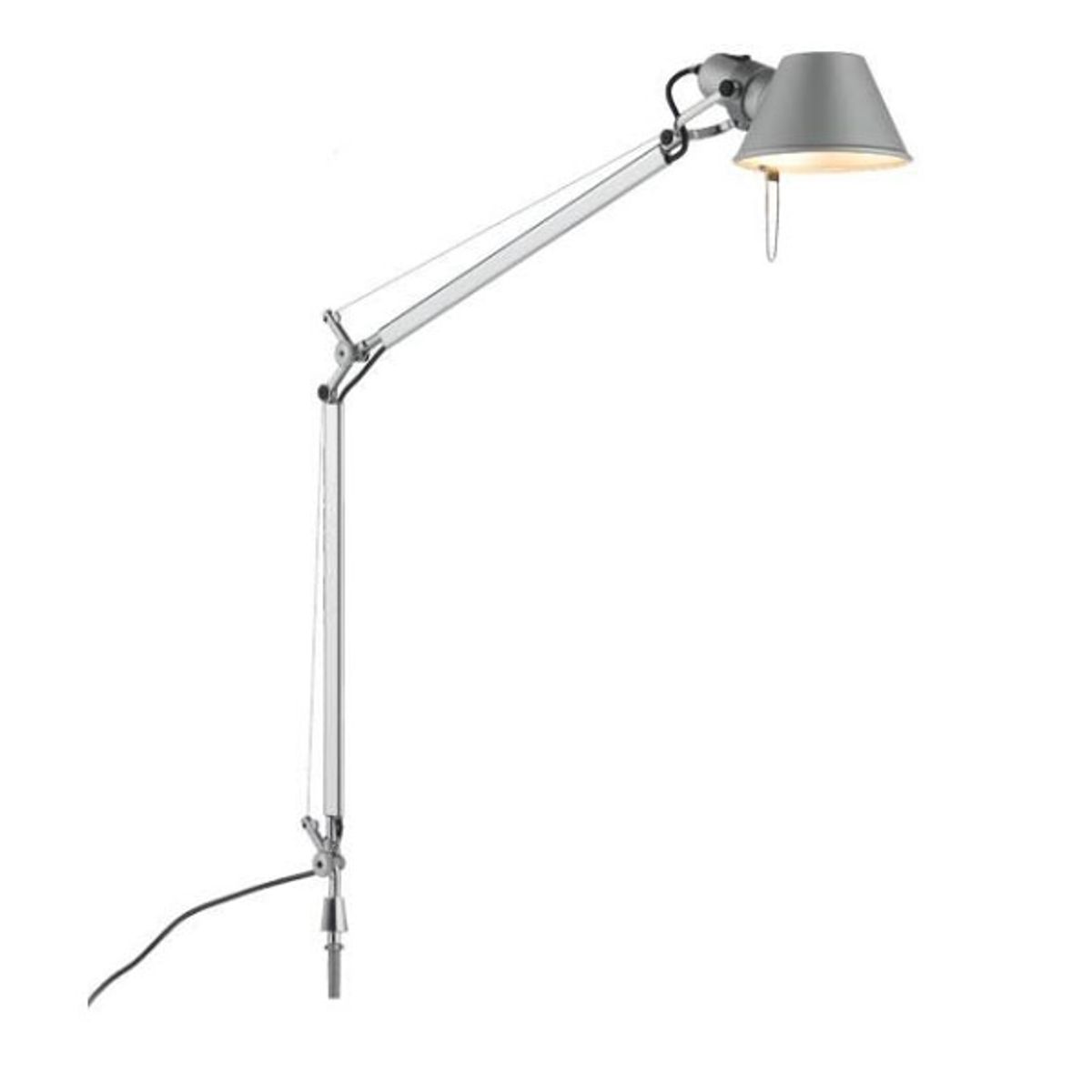 Tolomeo bordlampe, aluminium m/bordbolt