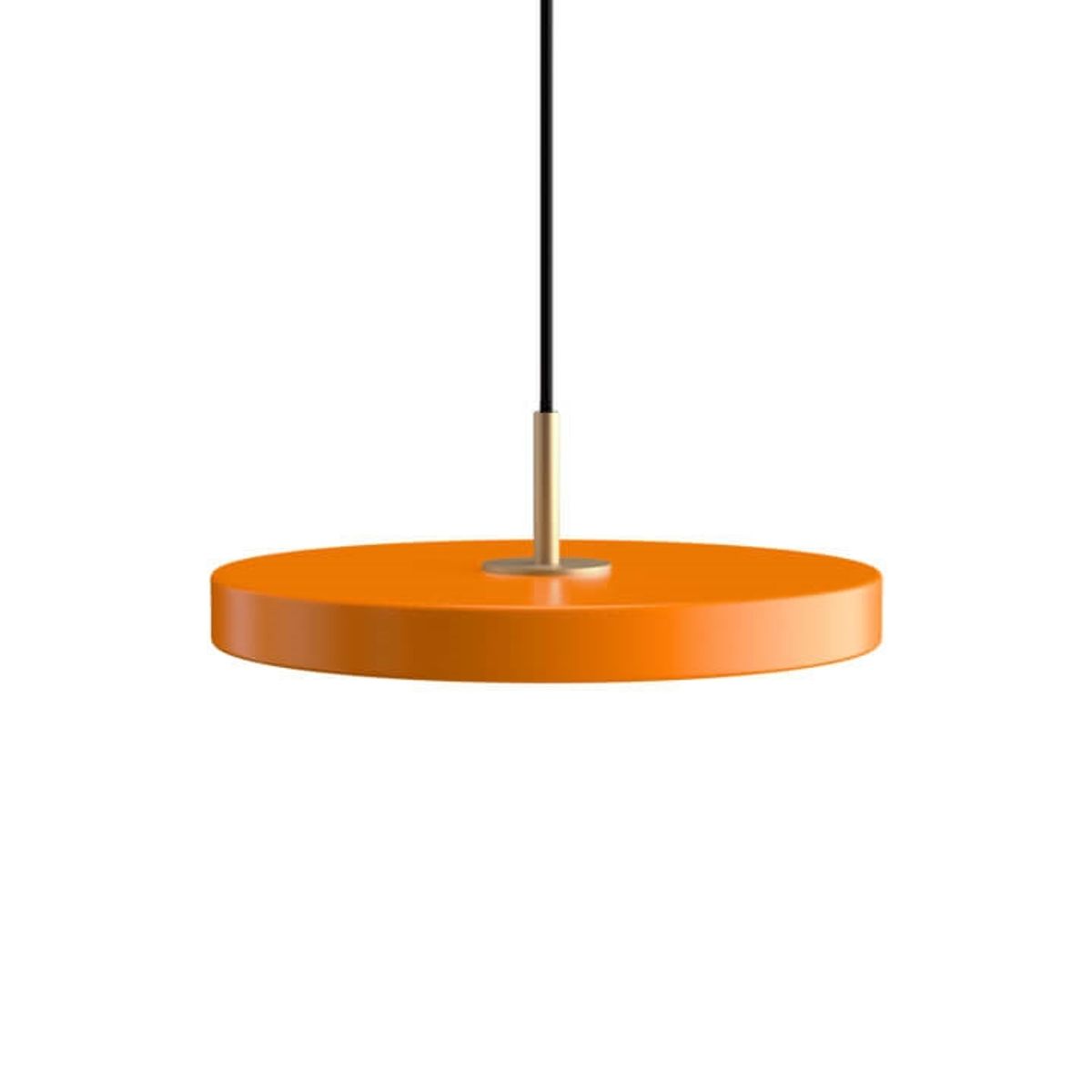 Asteria mini pendel, orange/messing