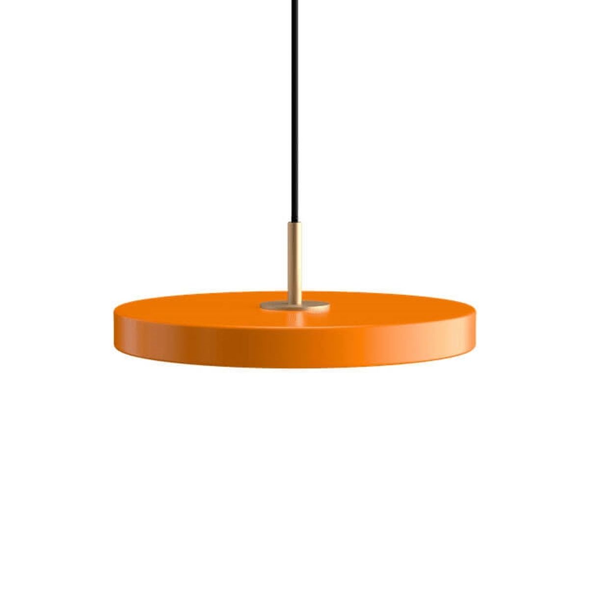 Asteria Plus mini pendel, orange/messing