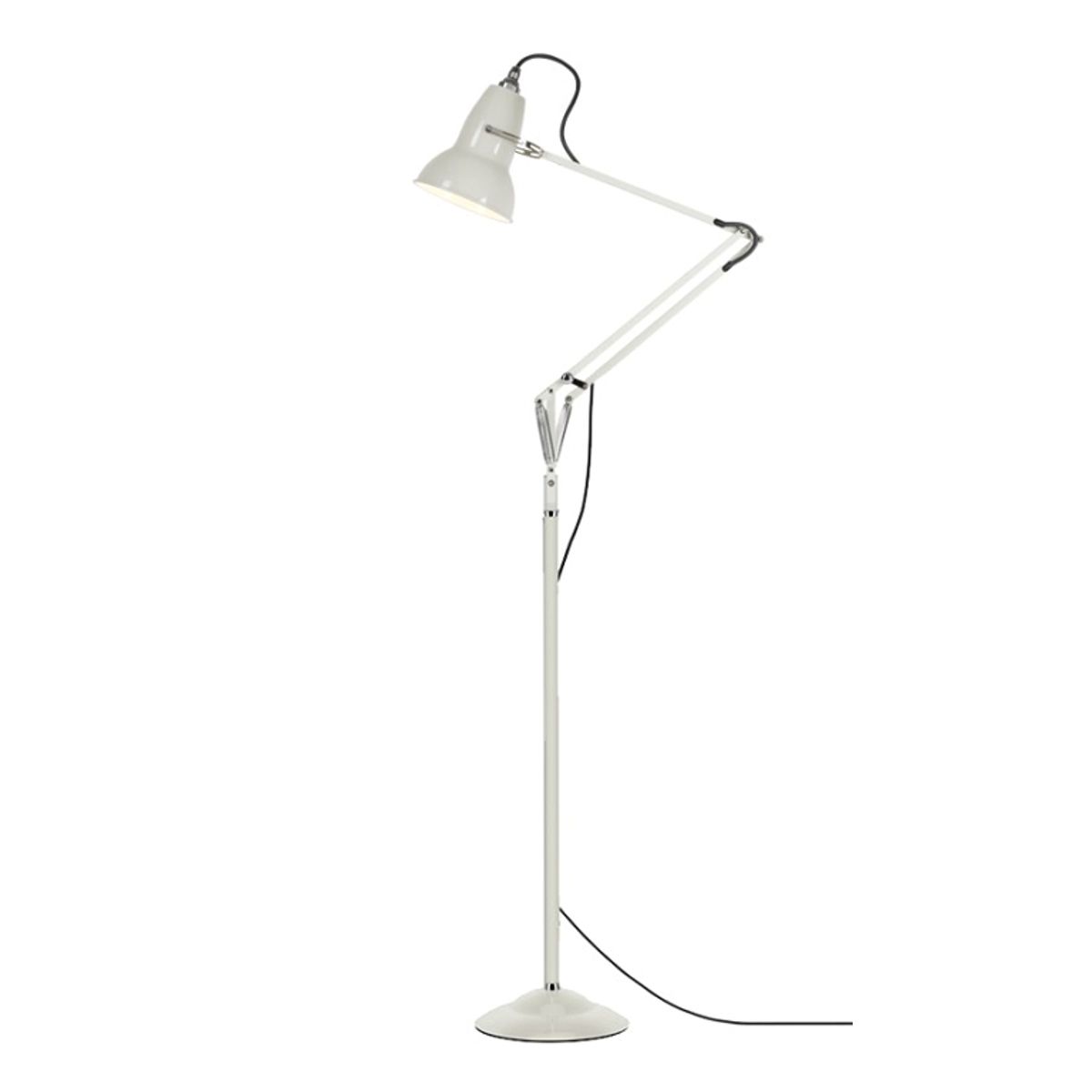 Original 1227 gulvlampe, hvid / linen white