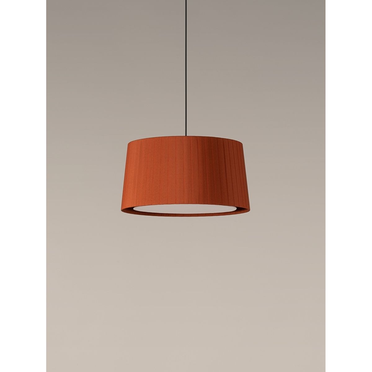 GT6 pendel Ø45, terracotta/sort/nikkel