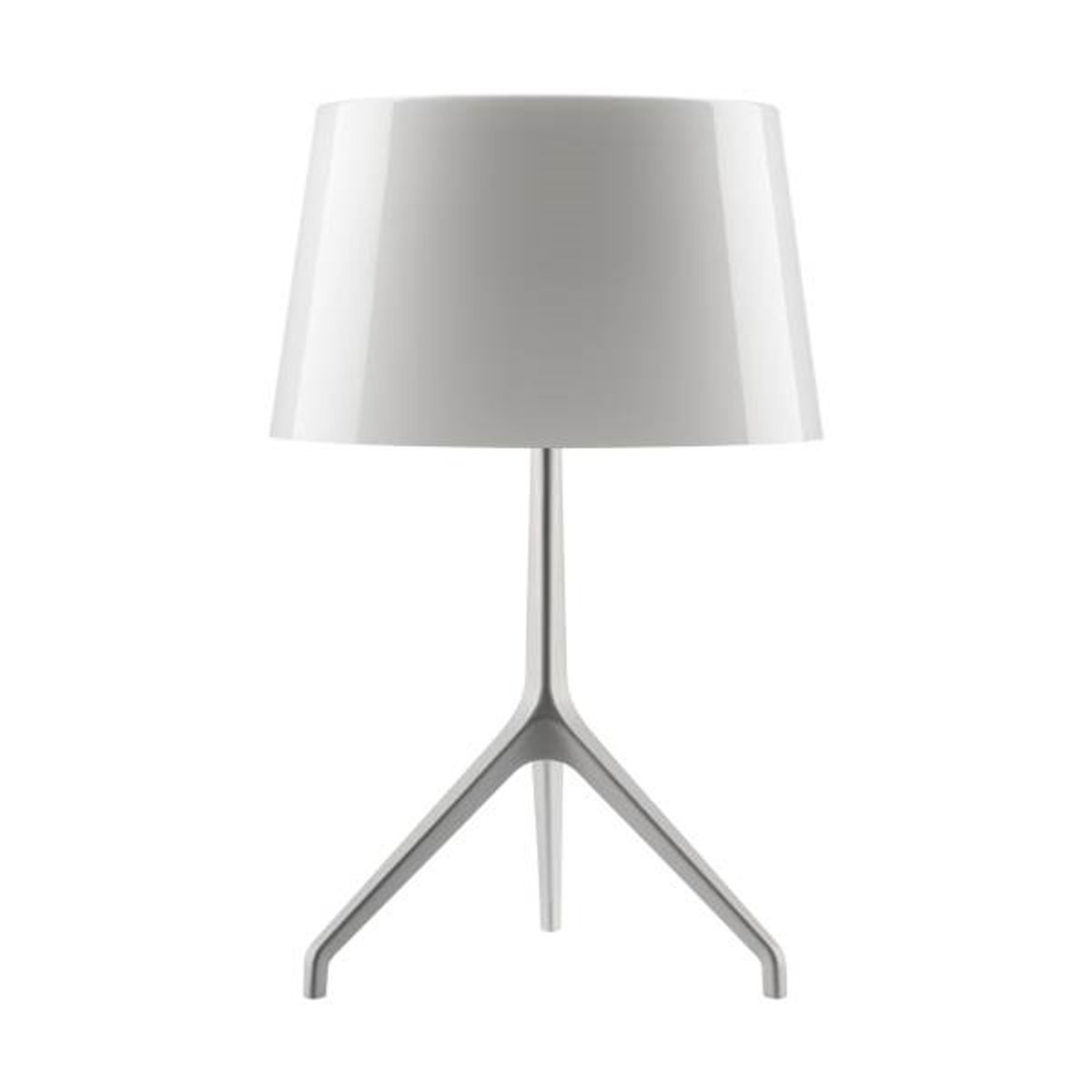 Lumiere XXS bordlampe, aluminium/hvid