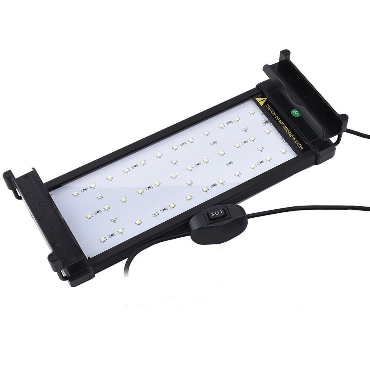 48-70 cm akvarie armatur - 11W LED, hvid/blå, justerbar