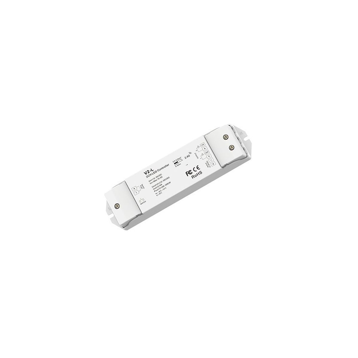 LEDlife rWave CCT controller - Push-dim, 12V (96W), 24V (192W), aflasting i begge ender