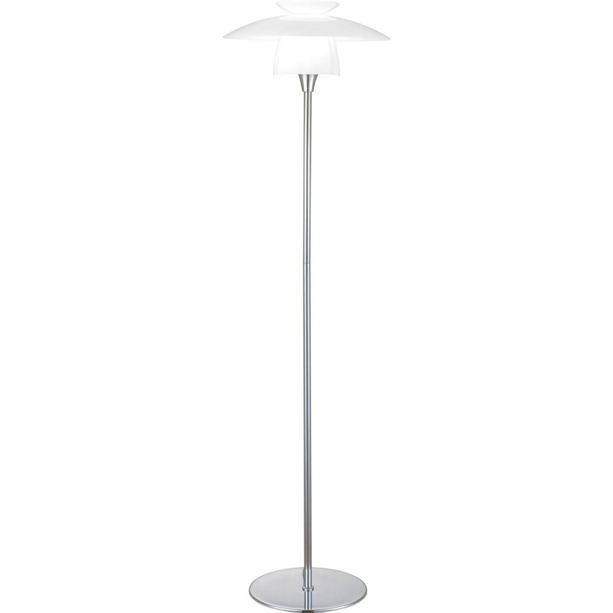 Halo Design - Scandinavia gulvlampe Ø40, opal/krom