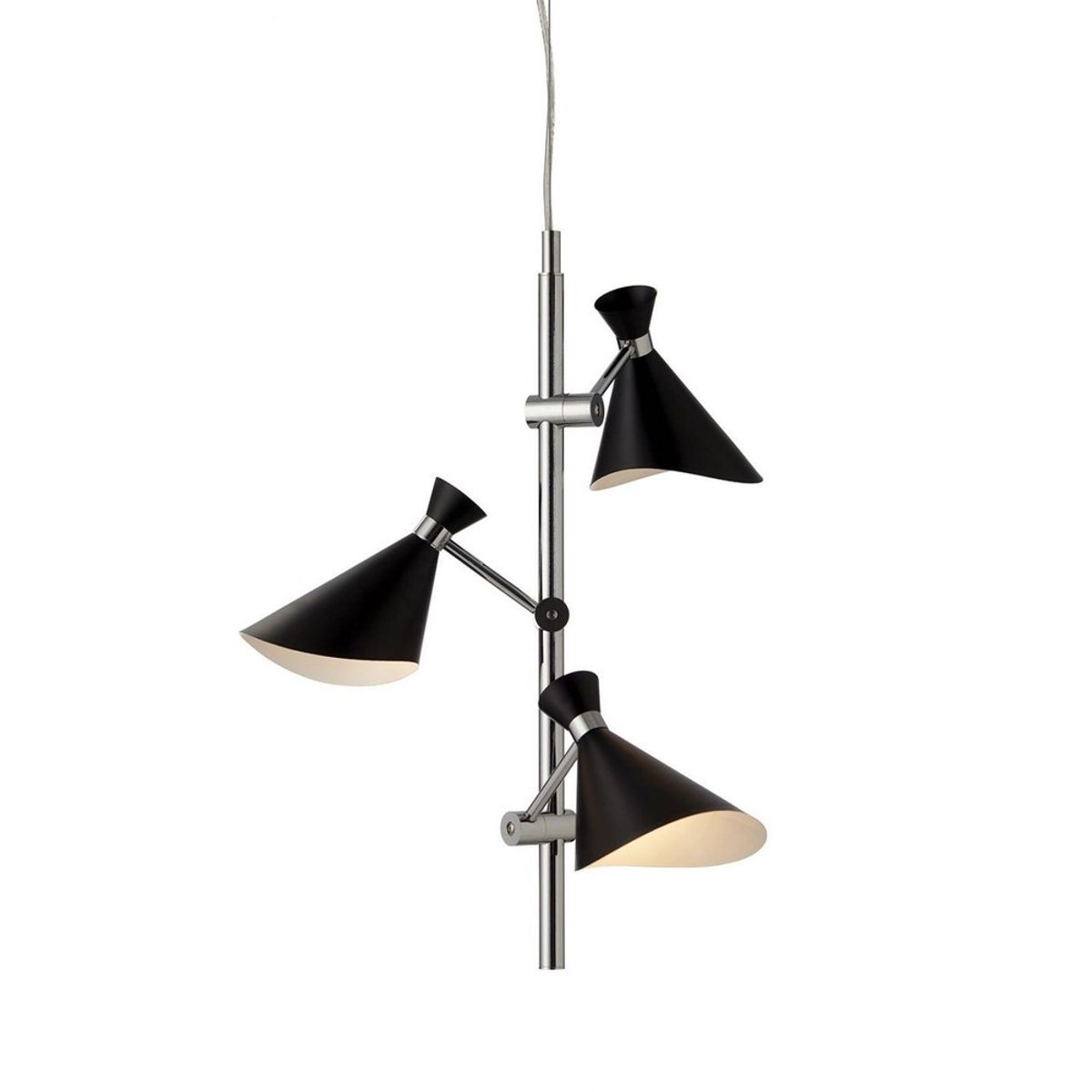 Loftlampe CORNER, G9, Nielsen Light - Krom/sort