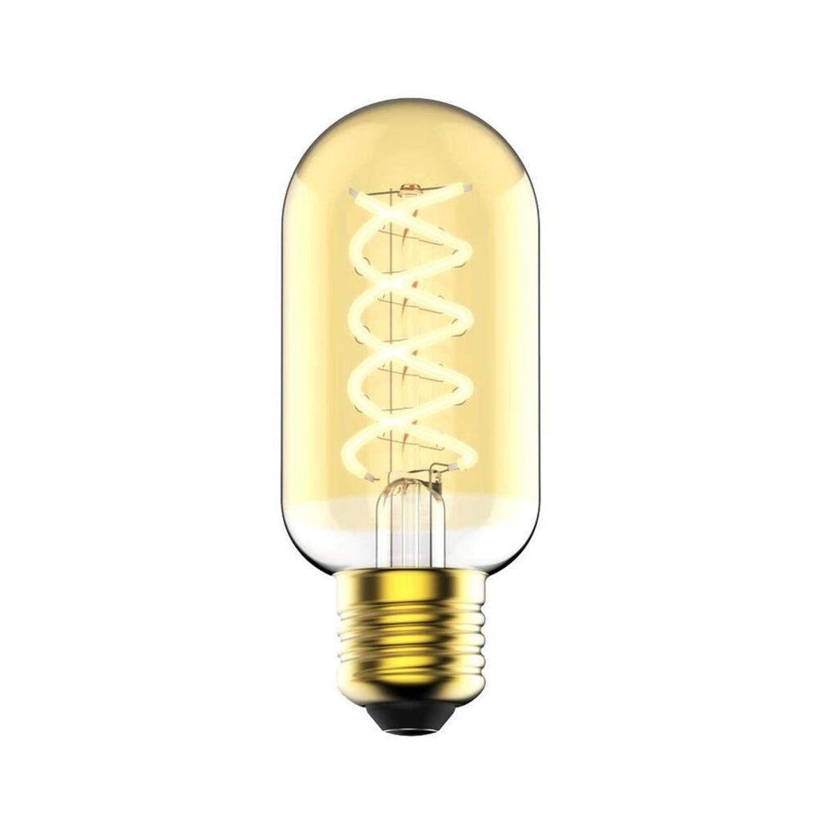 Nordlux Pære-DEKO E27 T45 SPIRAL TUBULAR 4,5W dæmpbar, Guld