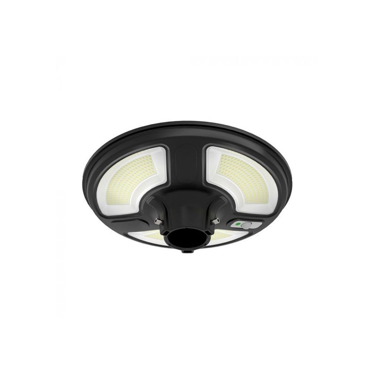 V-Tac 7.5W Solcelle havelampe LED - Sort, Ø42 cm, solcelle, sensor, IP65 - Kulør : Neutral