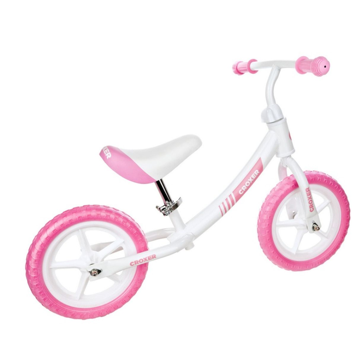 Casell White PINK Løbecykel by Croxer