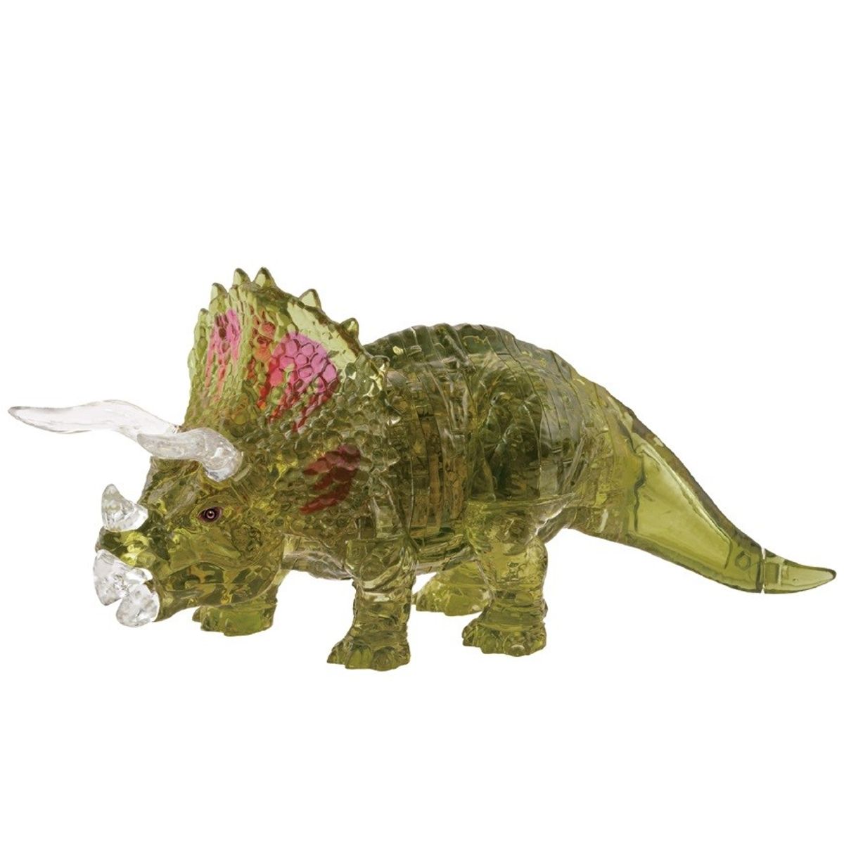 3D Krystalpuslespil - Dinosaur Triceratops