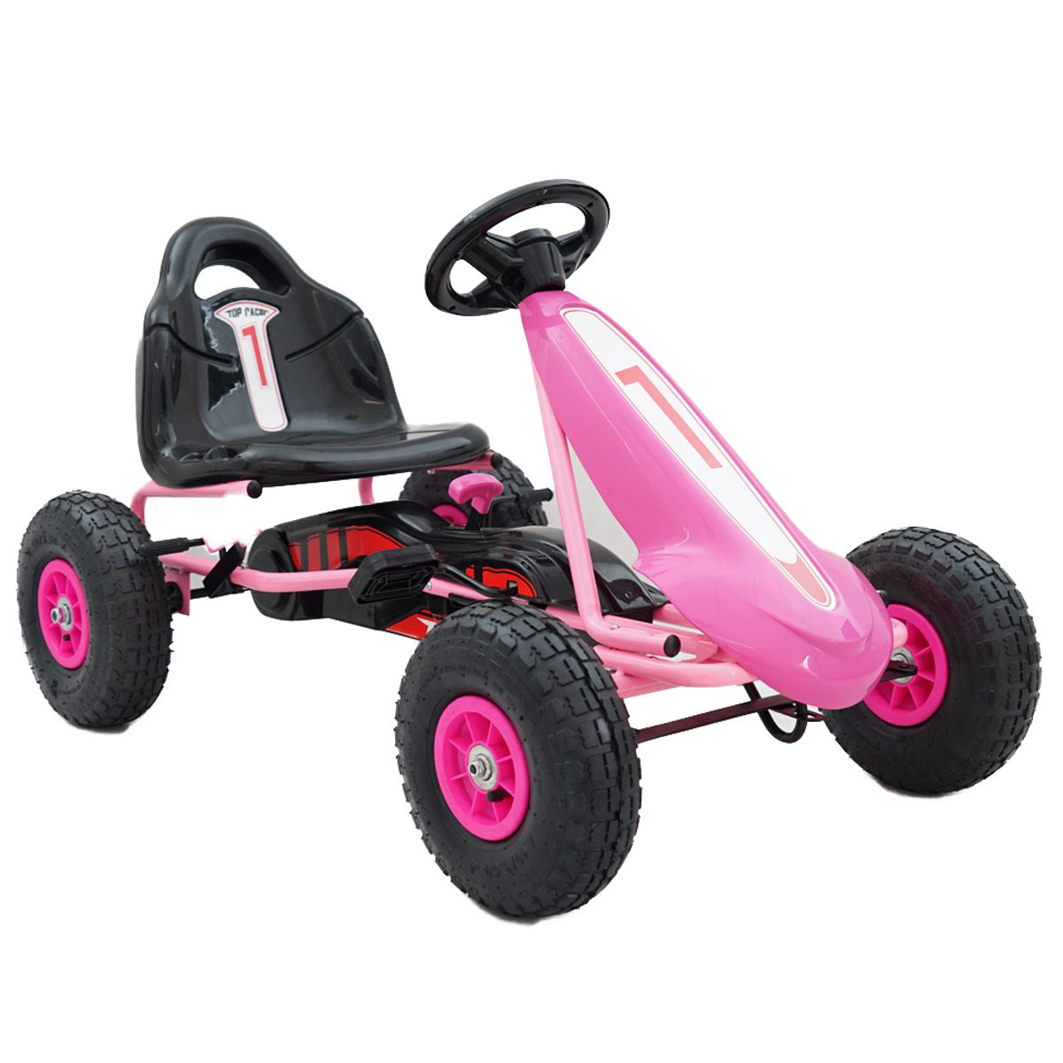 Top Racer GoKart til børn, Pink (3-7 år)