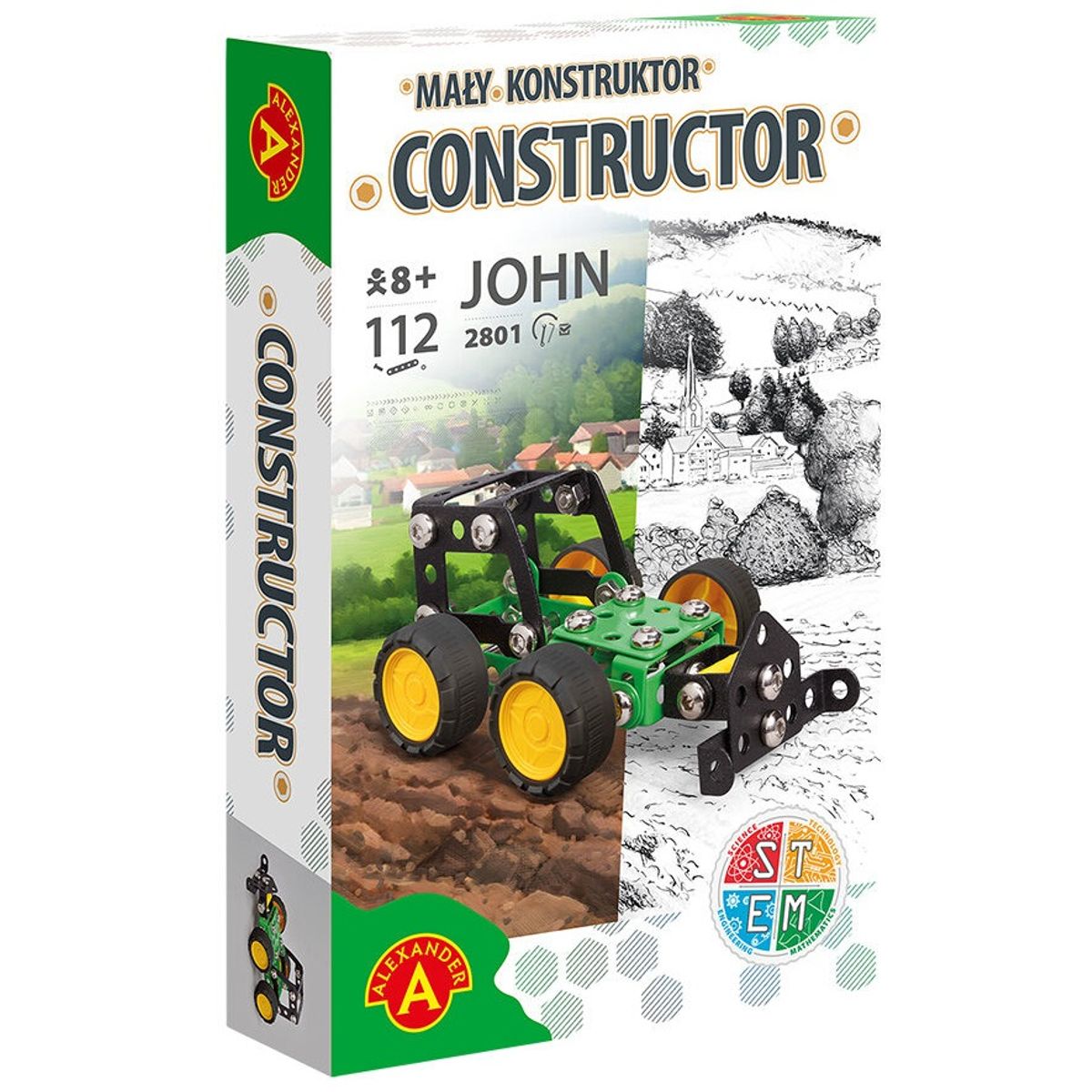 Traktor Metal Konstruktionsbyggesæt - JOHN