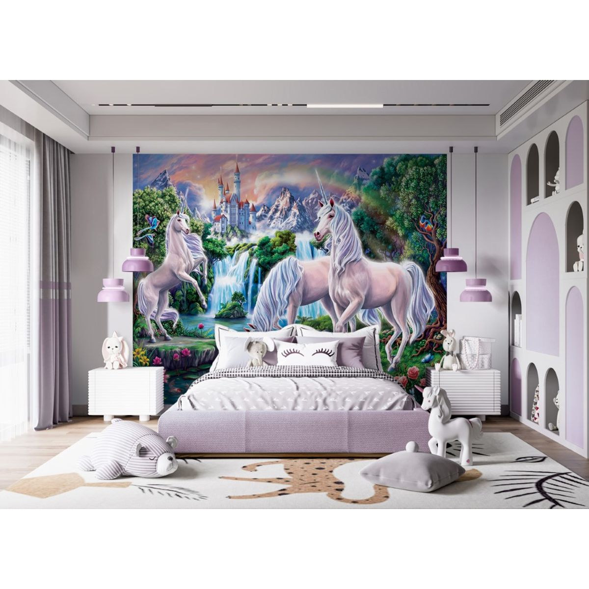 Unicorn Paradise tapet 243 x 305 cm