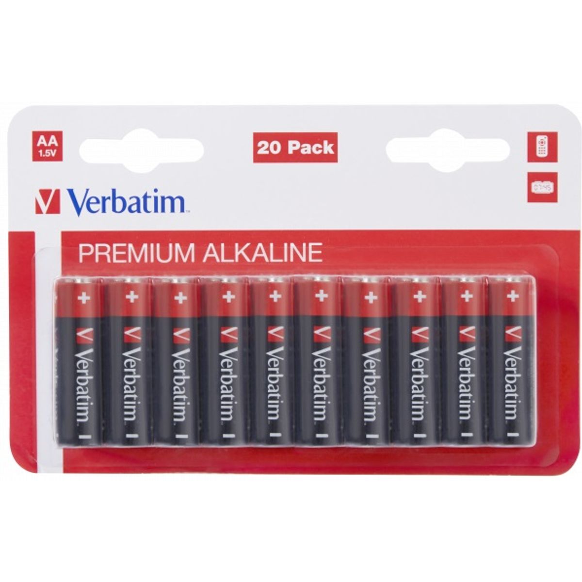 Verbatim 20 stk AA batterier