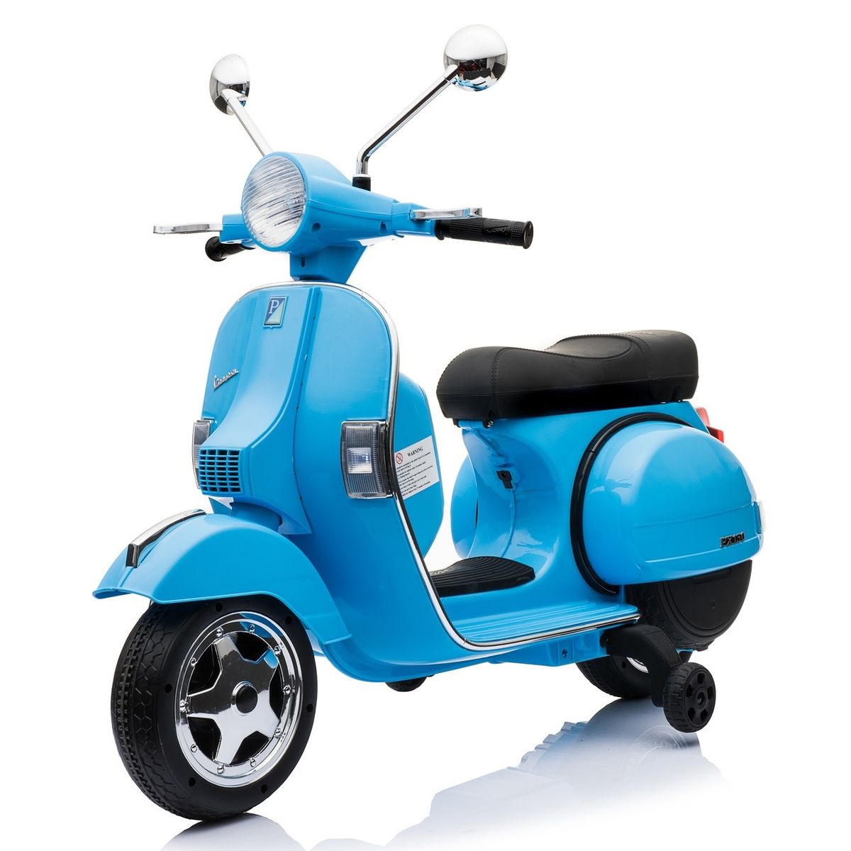 Vespa PX150 EL scooter 12V (Opgraderet udgave) Blå