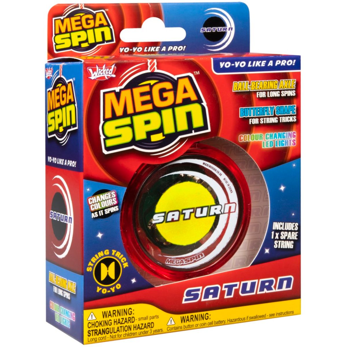 Wicked Mega Spin Saturn - LED Yo-yo