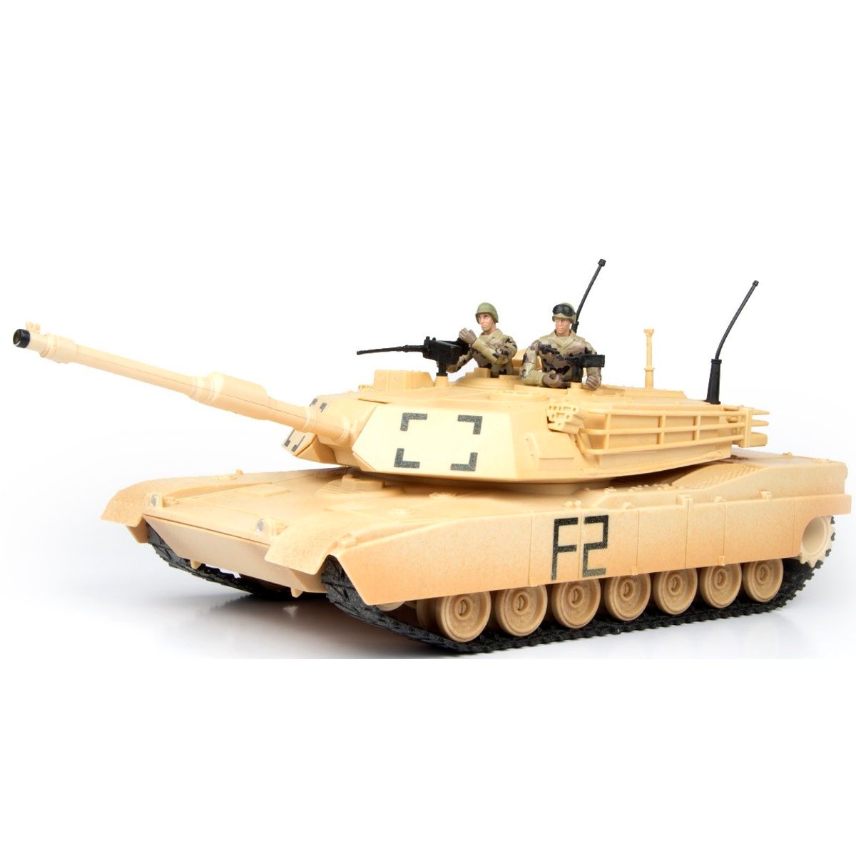 World Peacekeepers 1:18 Militær Tank inkl. 2 actionfigurer