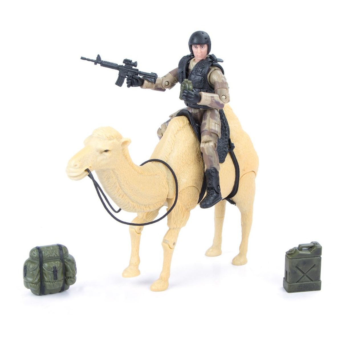 World Peacekeepers 1:18 Militær Actionfigur + Kamel