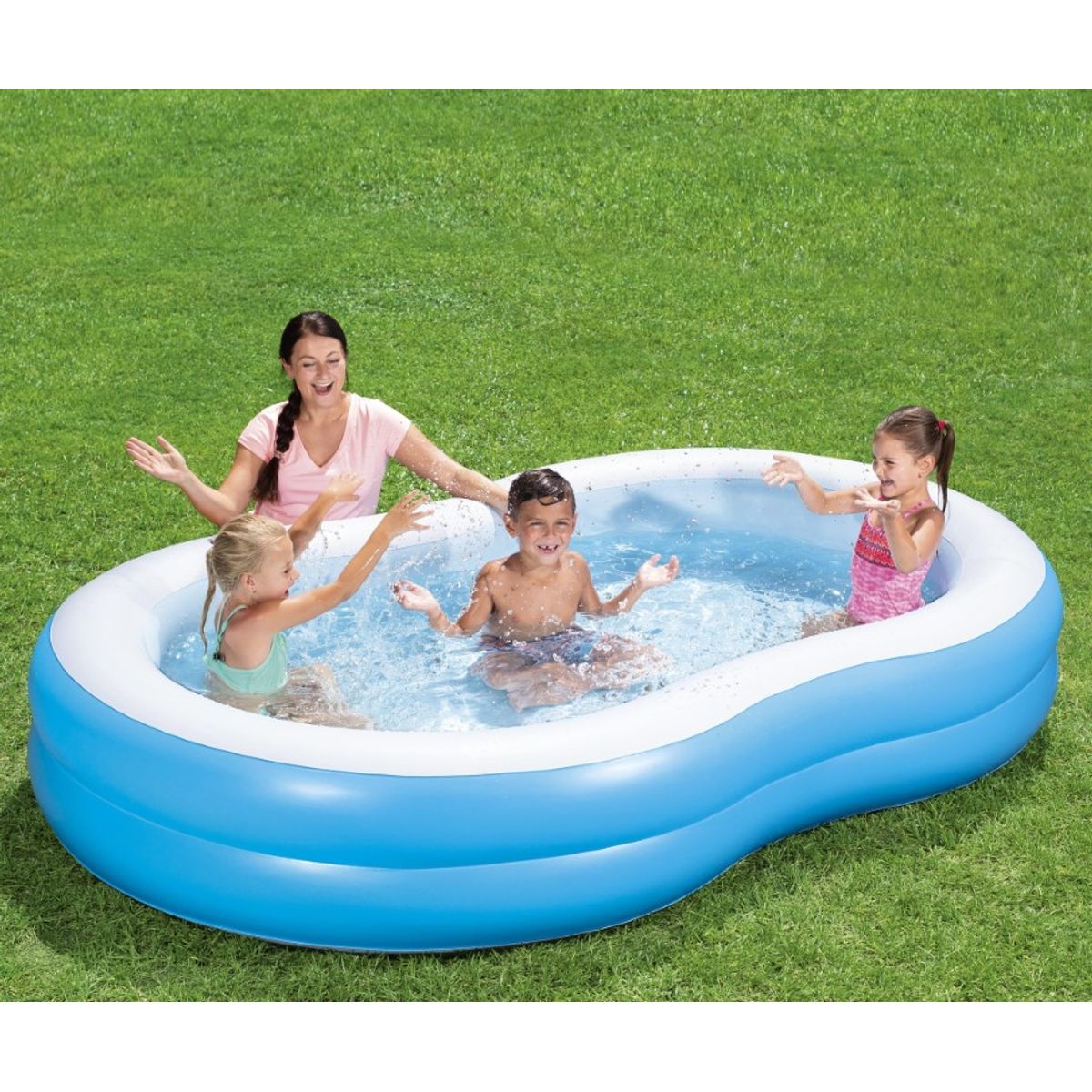 Badebassin Family Pool ''Lagoon'' 262x157x46 cm