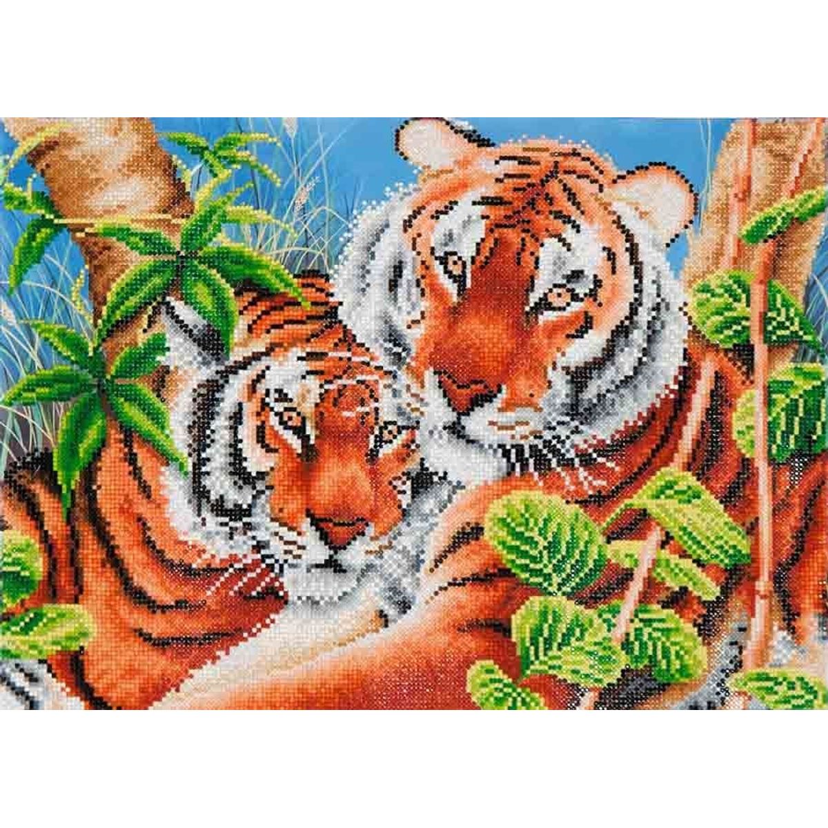 Diamond Dotz 52 x 37 cm - Tigre