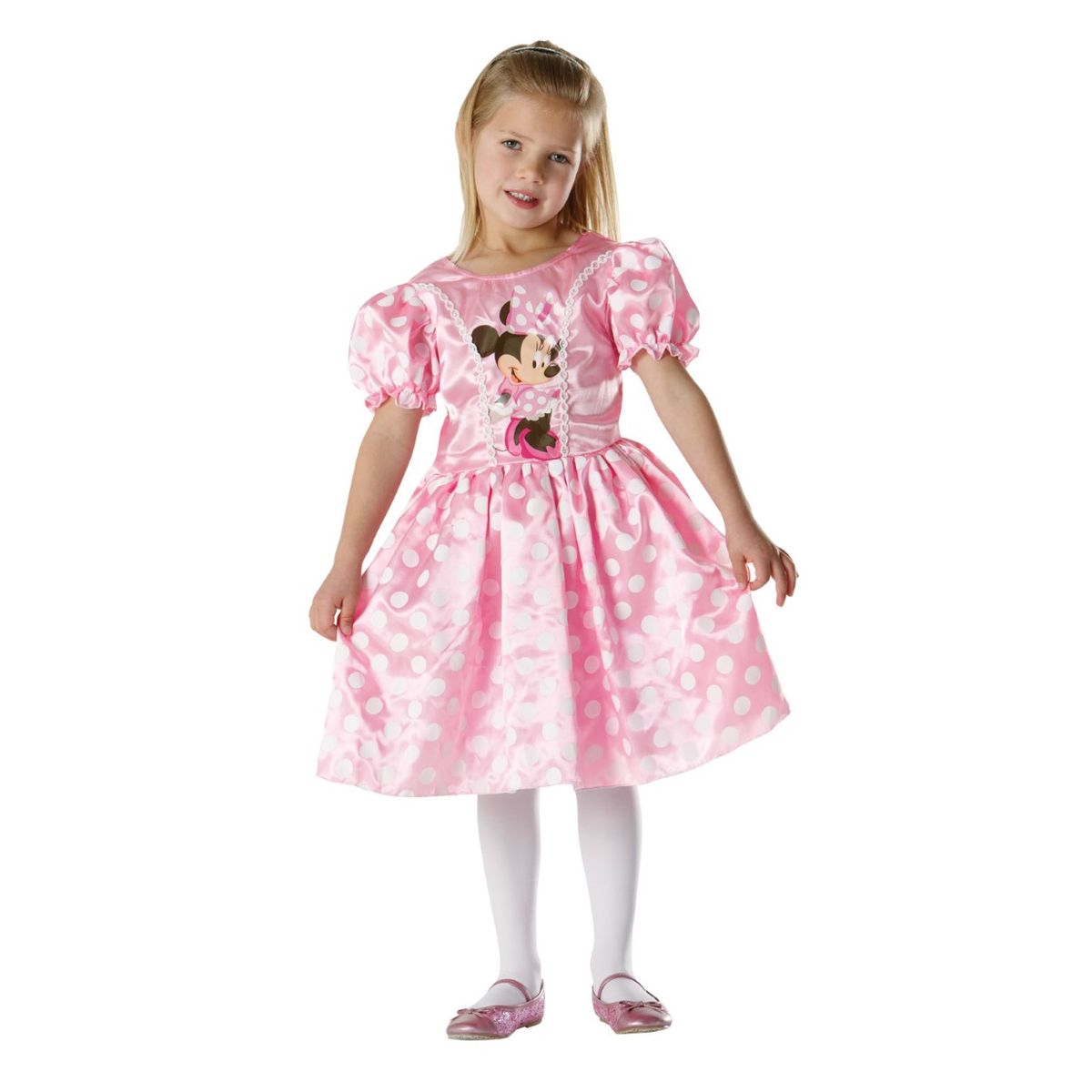 Disney Junior Minnie Mouse Classic Pink Kostume (3-9 år)