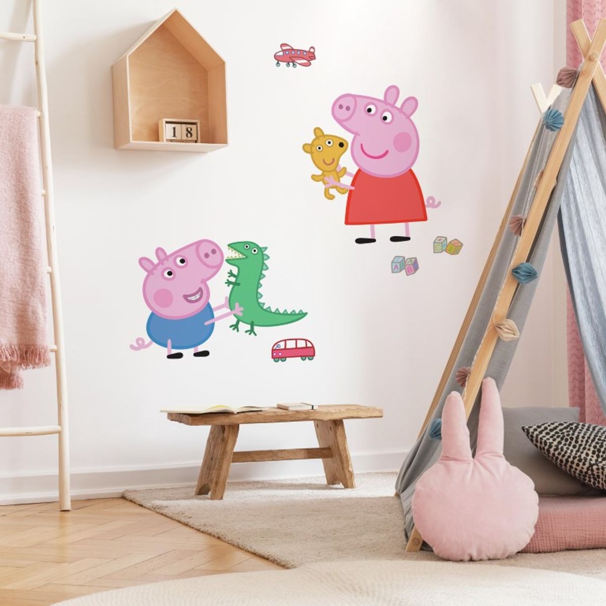 Gurli Gris Legetid Gigant Wallstickers