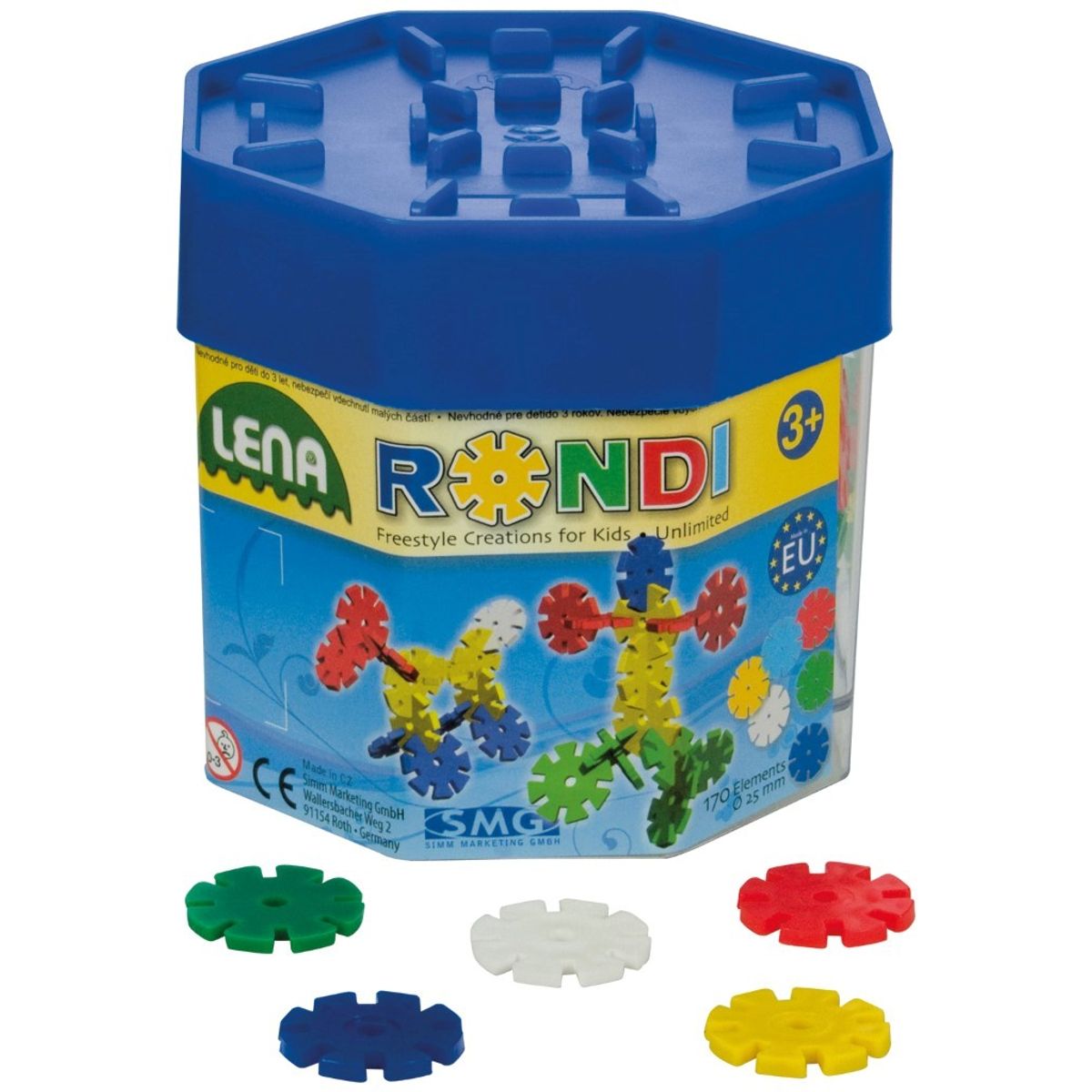 Lena Rondi 45 Building Box (55 stk. 45mm)