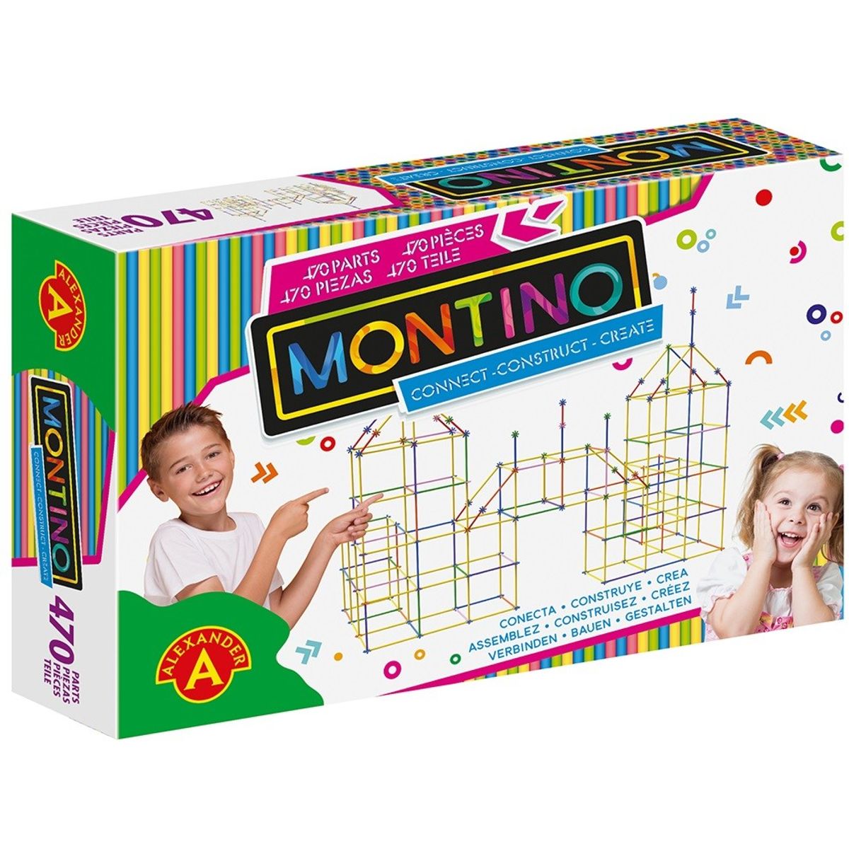 Montino 470 Kontruktionslegetøj (470 dele)