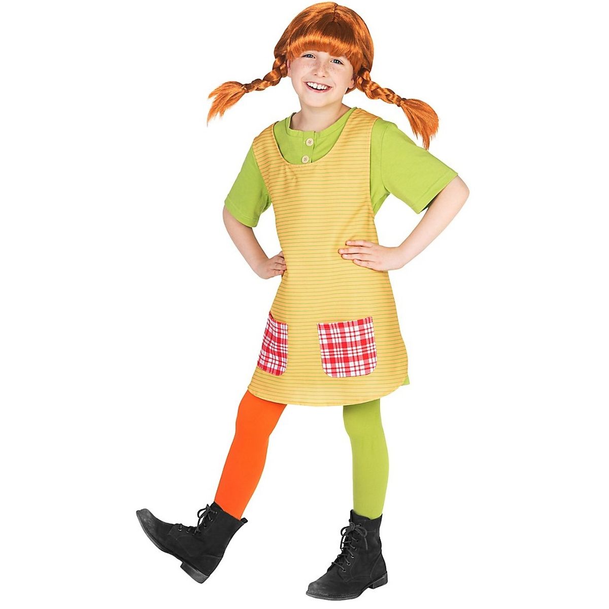 Pippi Langstrømpe Børnekostume / Udklædningstøj