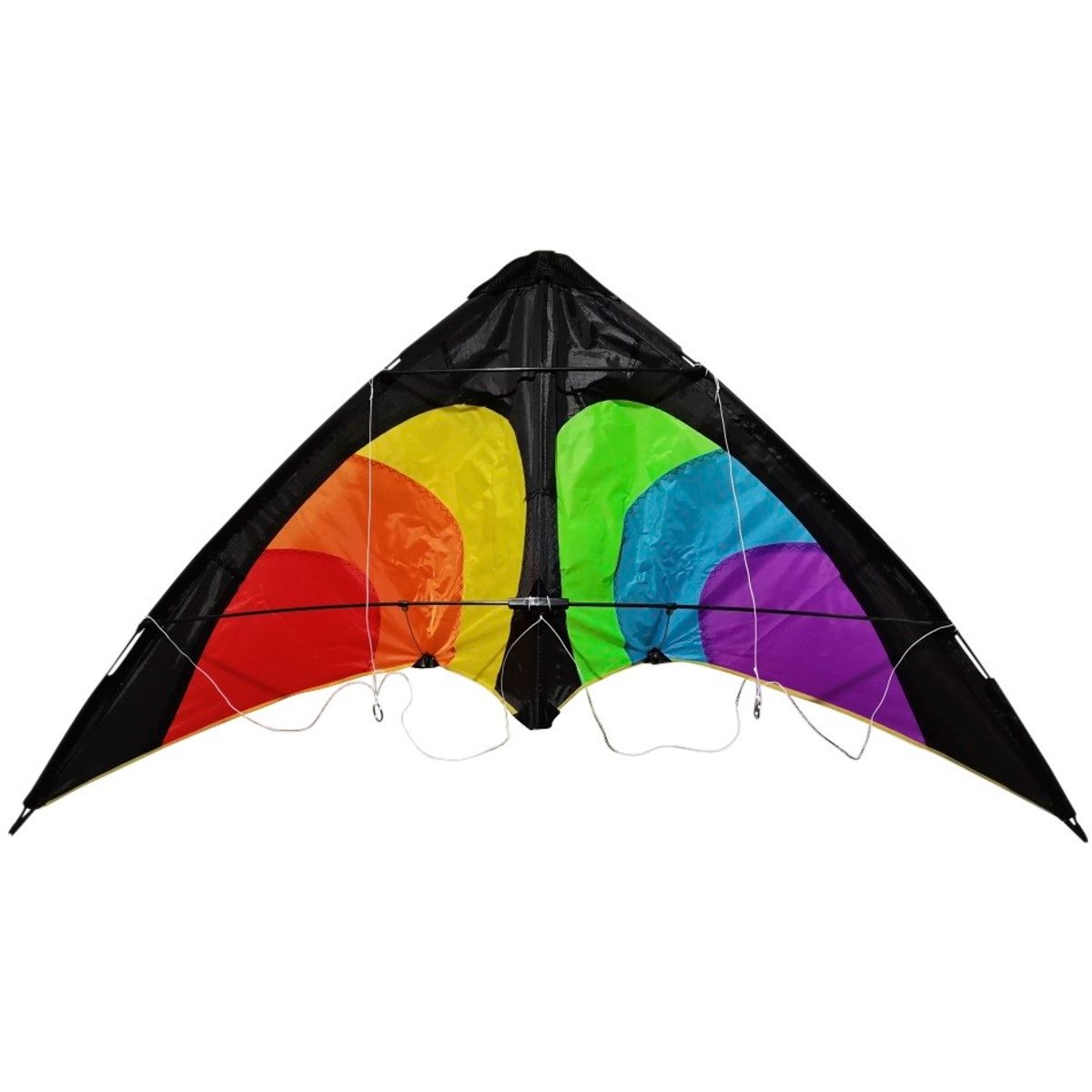 Stunt Rainbow drage til børn fra 6 år med 2 liner, 160 cm