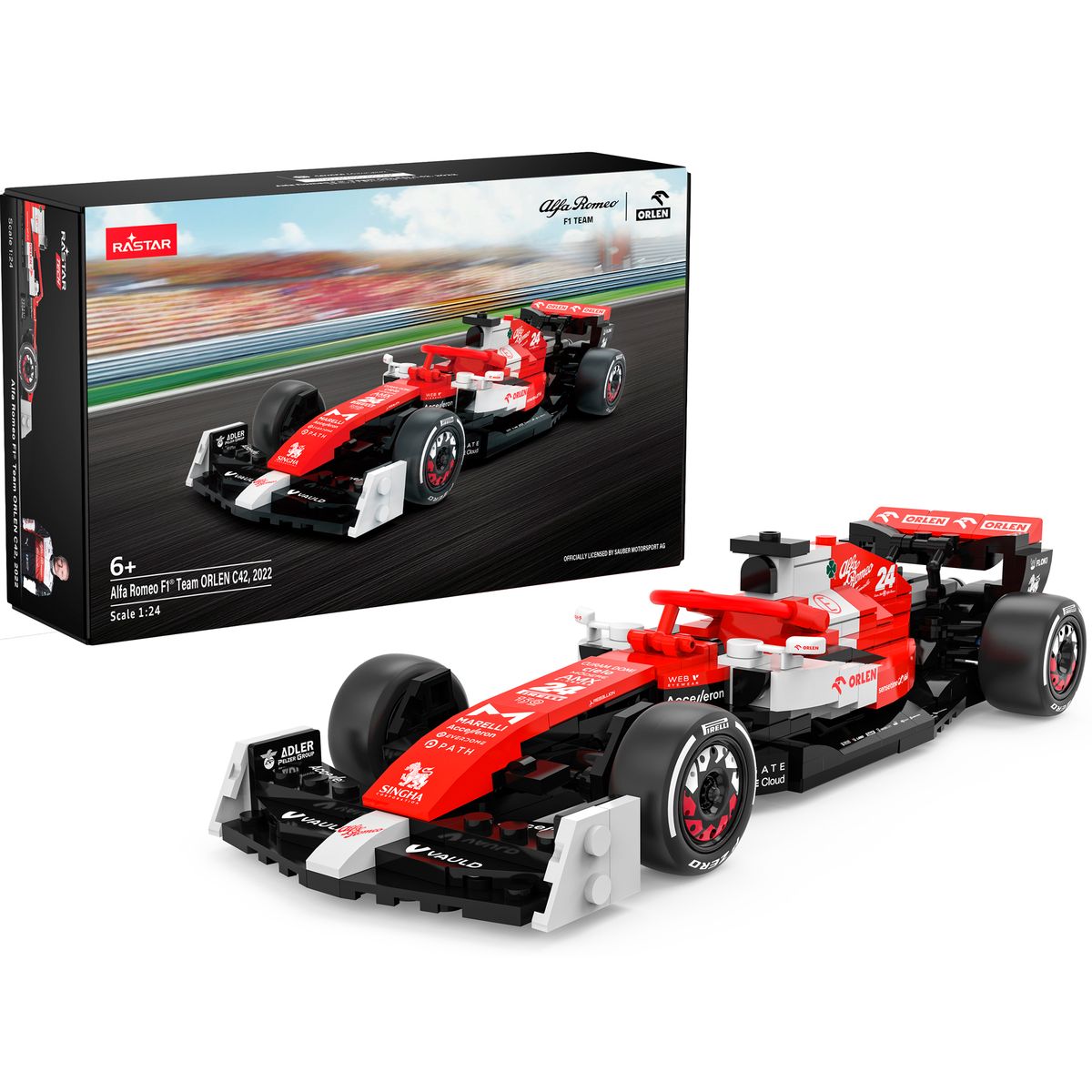 Alfa Romeo F1 Team Orlen C42 Byggeklodser sæt Bil 1:24 (Fra 6 år)