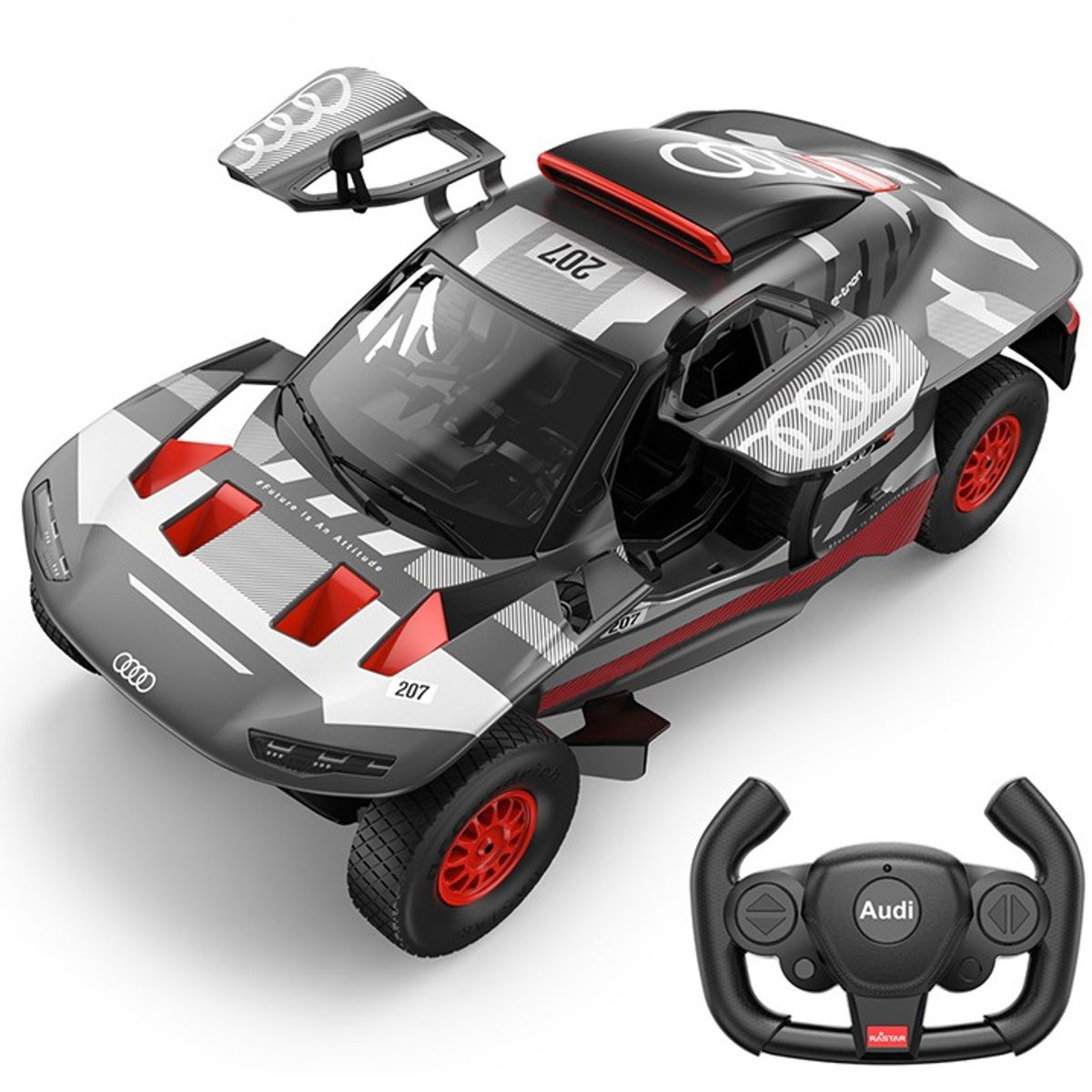 AUDI RS Q e-tron E2 Fjernstyret Bil 1:14, 2.4G