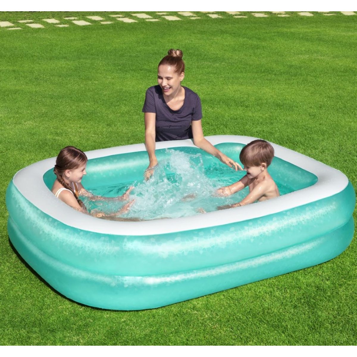 Badebassin Family Pool 200x146x48 cm