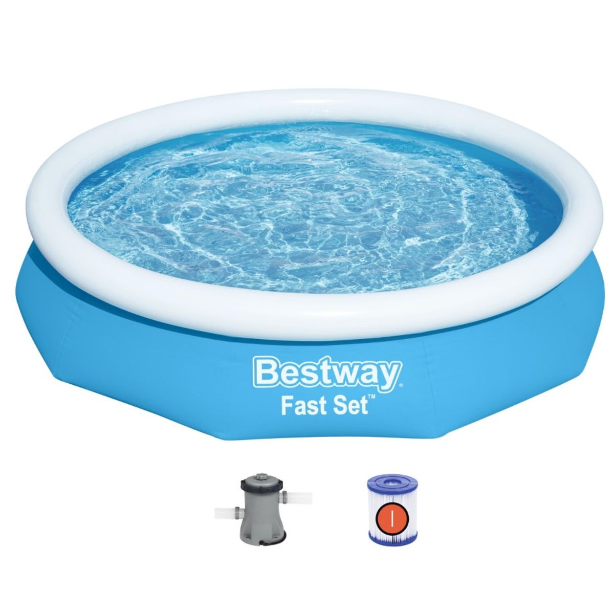 Bestway Fast Set Pool Sæt 305 x 66cm m/filter pumpe