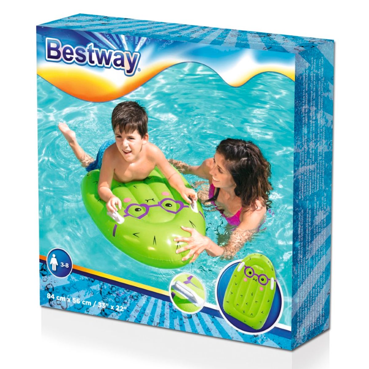 Bestway Surf Buddy 84 x 56 cm, Grøn