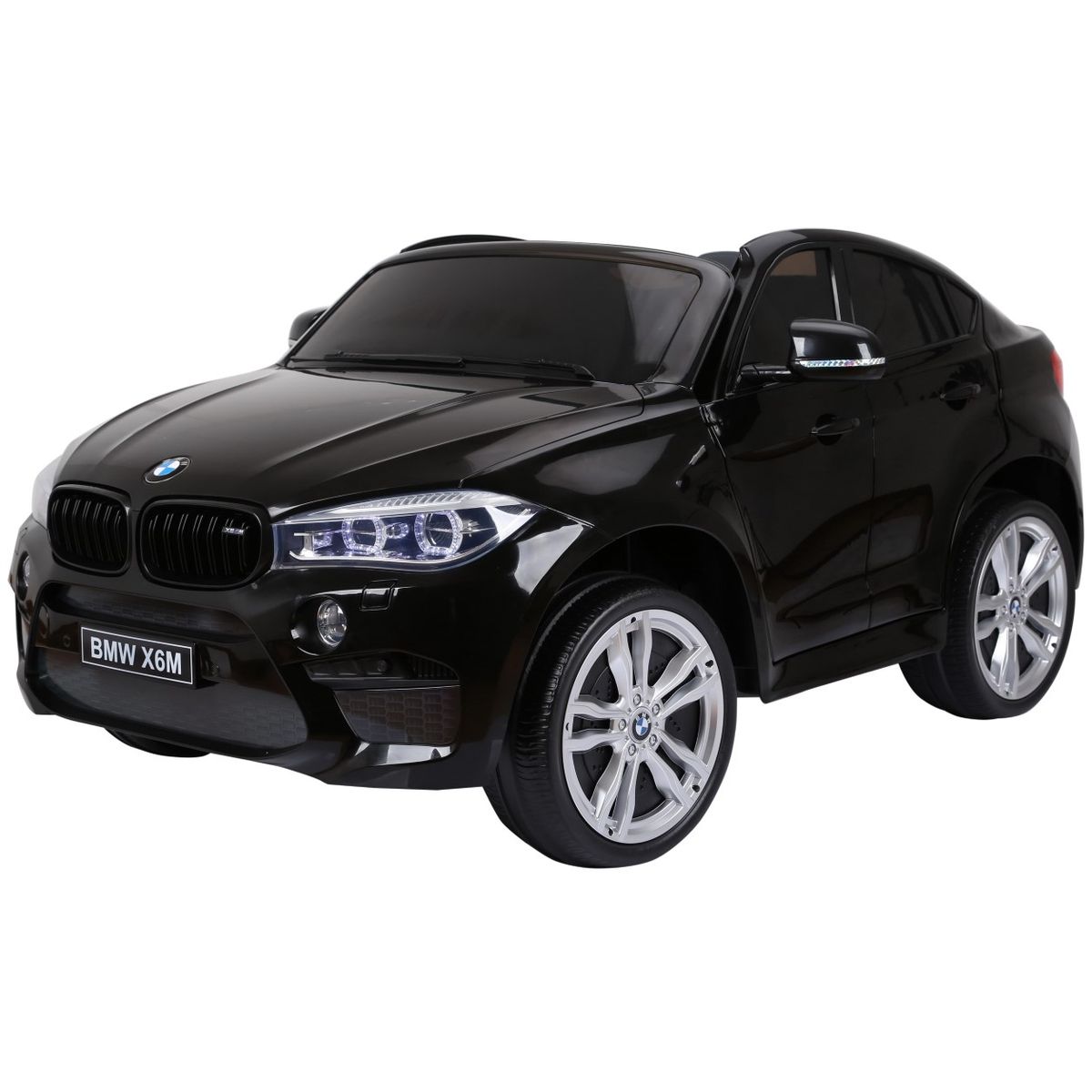 BMW X6 M 12v XXL Sort m/Gummihjul + 2.4G + 10AH