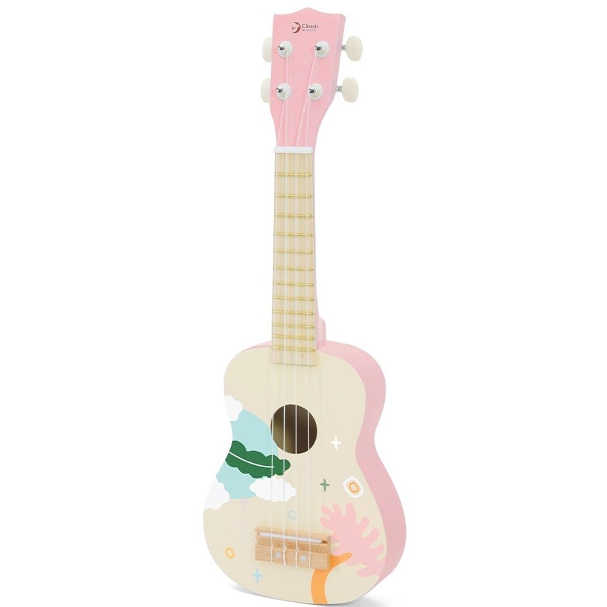 Classic World Iris Ukulele Pink i træ (fra 36 M)