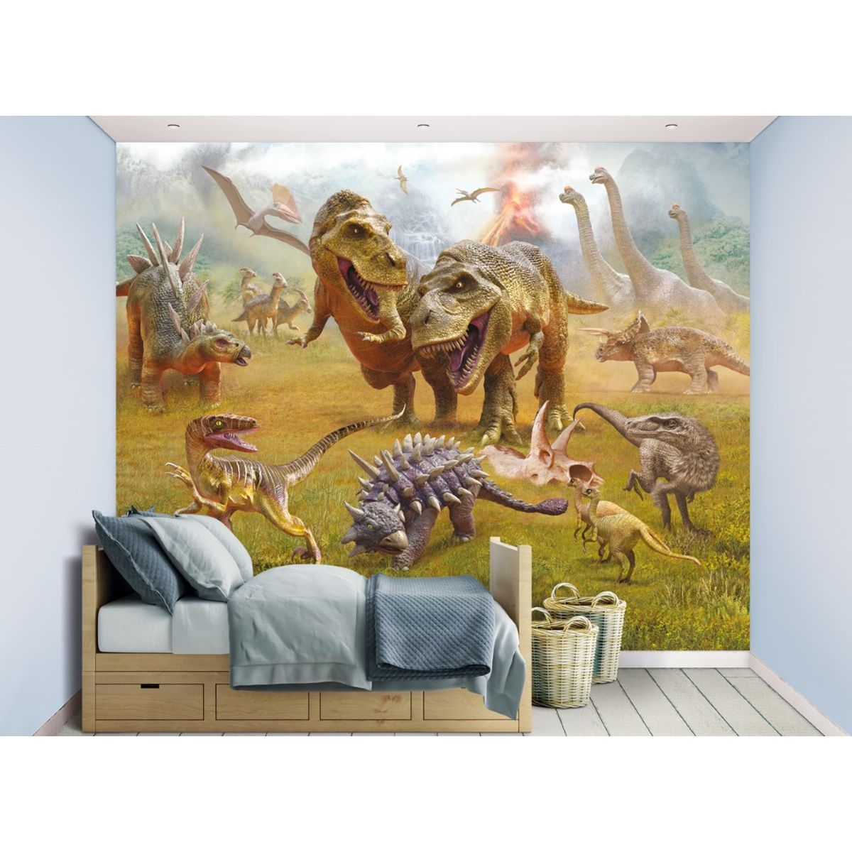 Dinosaur Kingdom tapet 243 x 305 cm